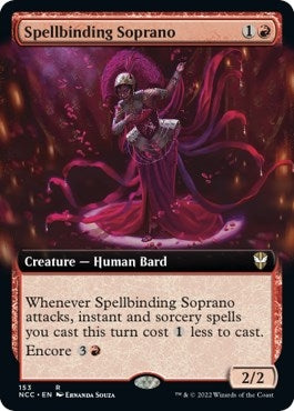 Image for Spellbinding Soprano (Extended Art) (Commander: Streets of New Capenna) (153) - Magic: The Gathering