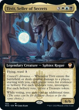Image for Tivit, Seller of Secrets (Extended Art) (Commander: Streets of New Capenna) (109) - Magic: The Gathering