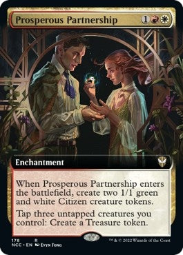 Image for Prosperous Partnership (Extended Art) (Commander: Streets of New Capenna) (178) - Magic: The Gathering