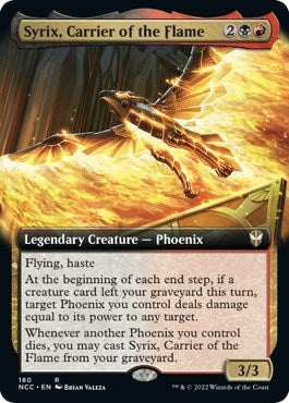 Image for Syrix, Carrier of the Flame (Extended Art) (Commander: Streets of New Capenna) (180) - Magic: The Gathering