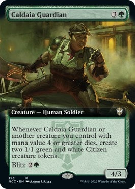 Image for Caldaia Guardian (Extended Art) (Commander: Streets of New Capenna) (156) - Magic: The Gathering
