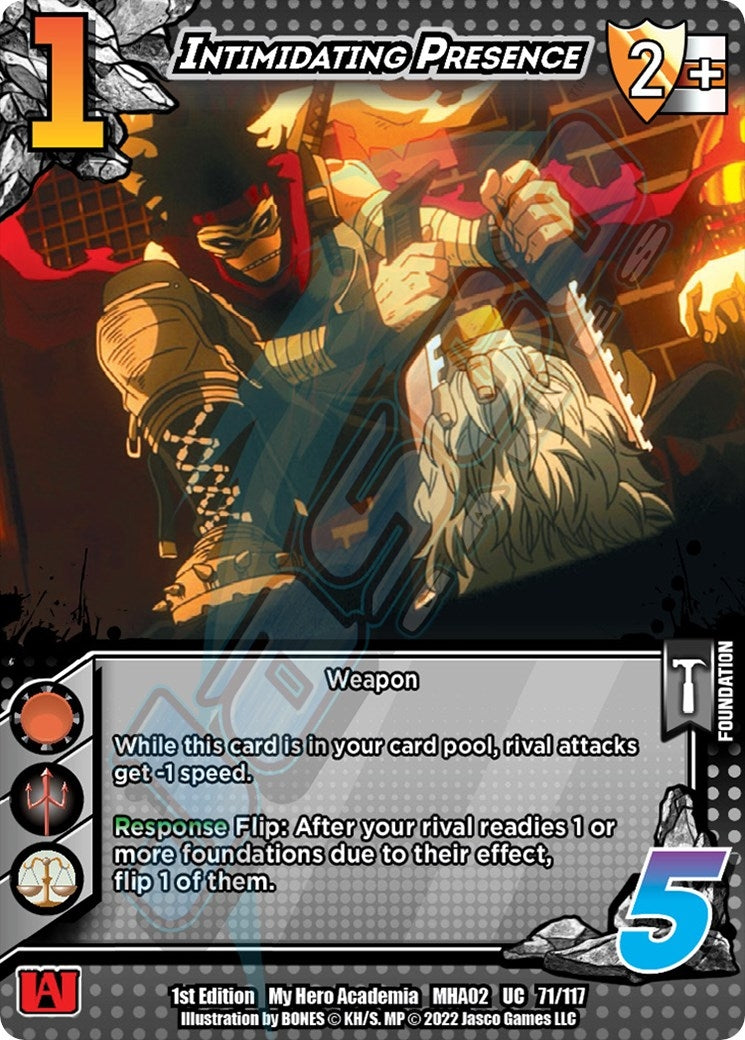 Image for Intimidating Presence (UniVersus: My Hero Academia: Crimson Rampage) (71/117) - UniVersus