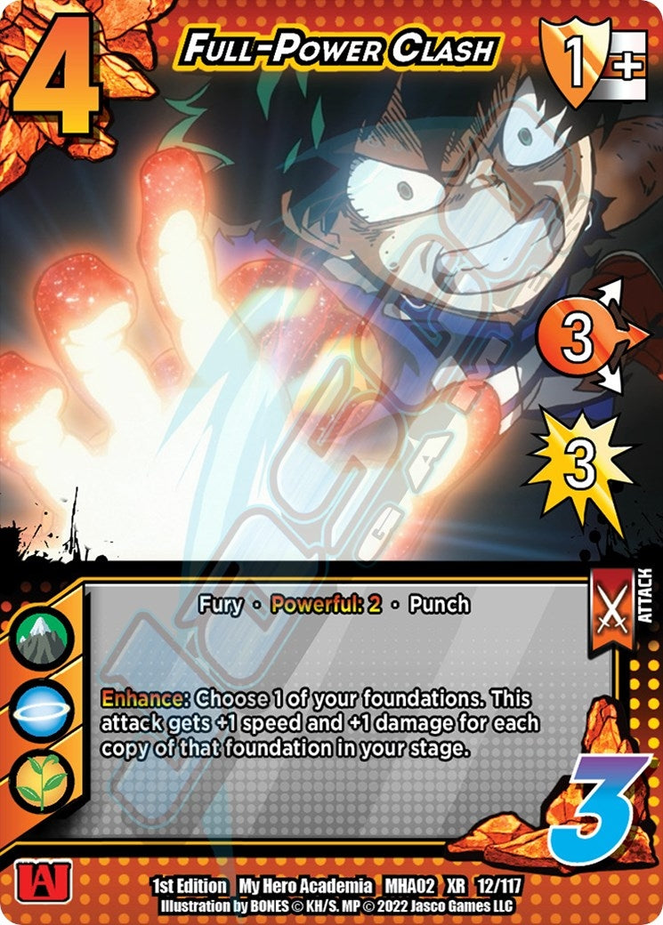 Image for Full-Power Clash (XR) (UniVersus: My Hero Academia: Crimson Rampage) (12/117) - UniVersus