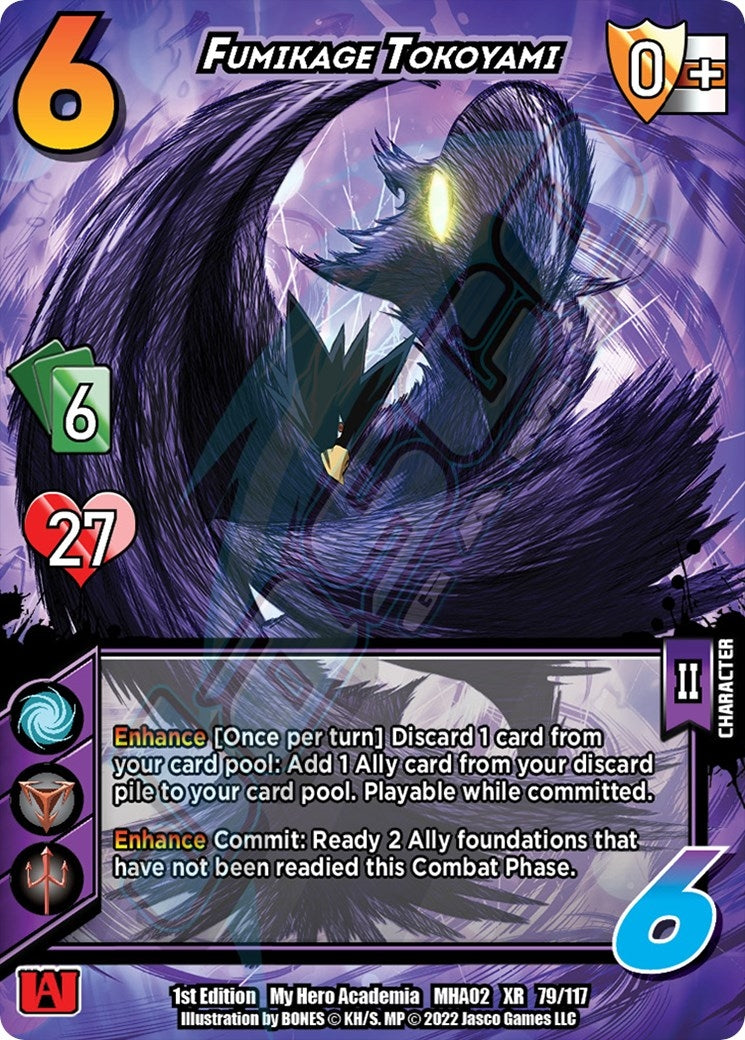 Image for Fumikage Tokoyami (XR) (UniVersus: My Hero Academia: Crimson Rampage) (79/117) - UniVersus