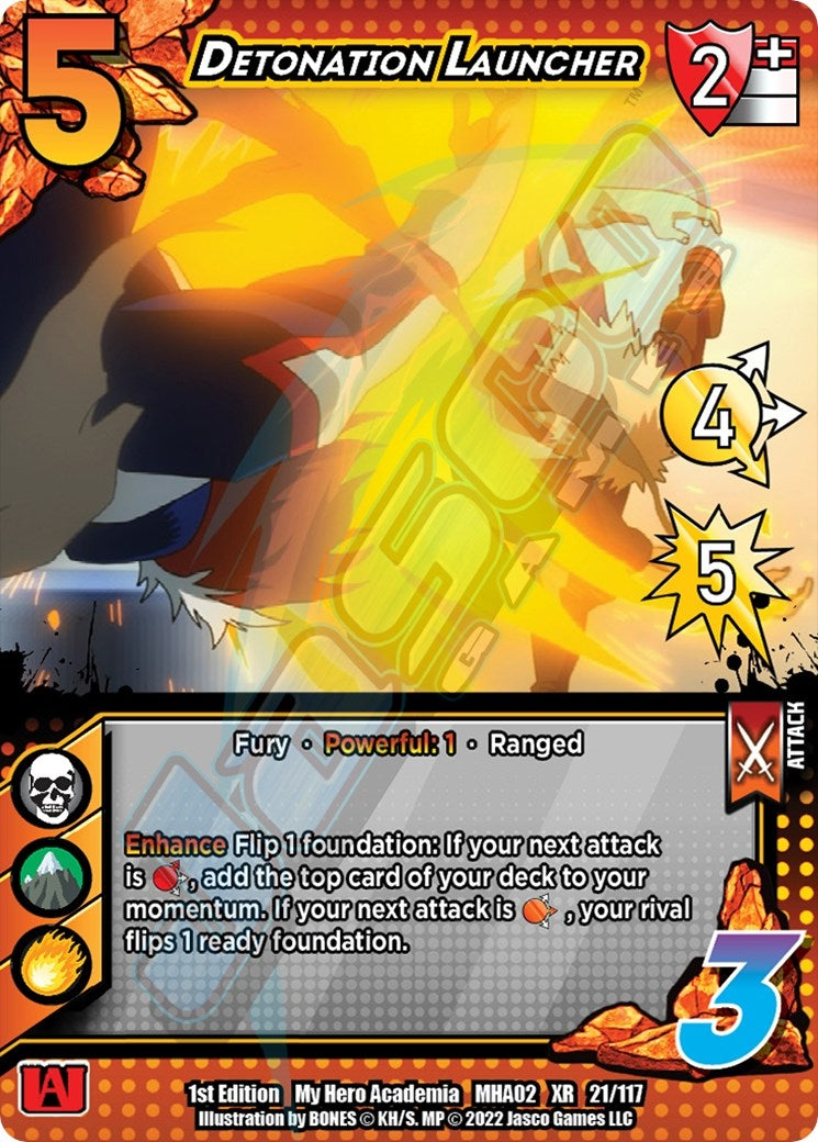 Image for Detonation Launcher (XR) (UniVersus: My Hero Academia: Crimson Rampage) (21/117) - UniVersus