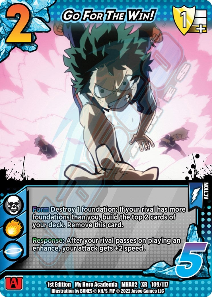 Image for Go For The Win! (XR) (UniVersus: My Hero Academia: Crimson Rampage) (109/117) - UniVersus