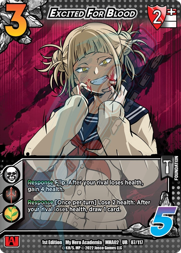 Image for Excited For Blood (UniVersus: My Hero Academia: Crimson Rampage) (87/117) - UniVersus