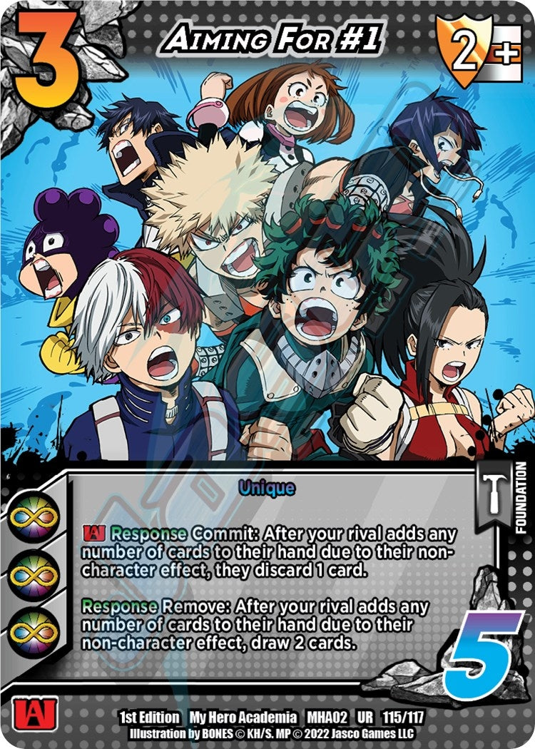 Image for Aiming For #1 (UniVersus: My Hero Academia: Crimson Rampage) (115/117) - UniVersus