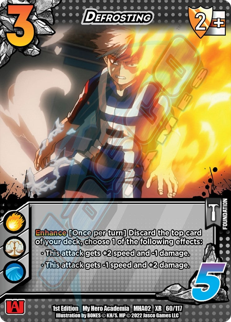 Image for Defrosting (XR) (UniVersus: My Hero Academia: Crimson Rampage) (60/117) - UniVersus