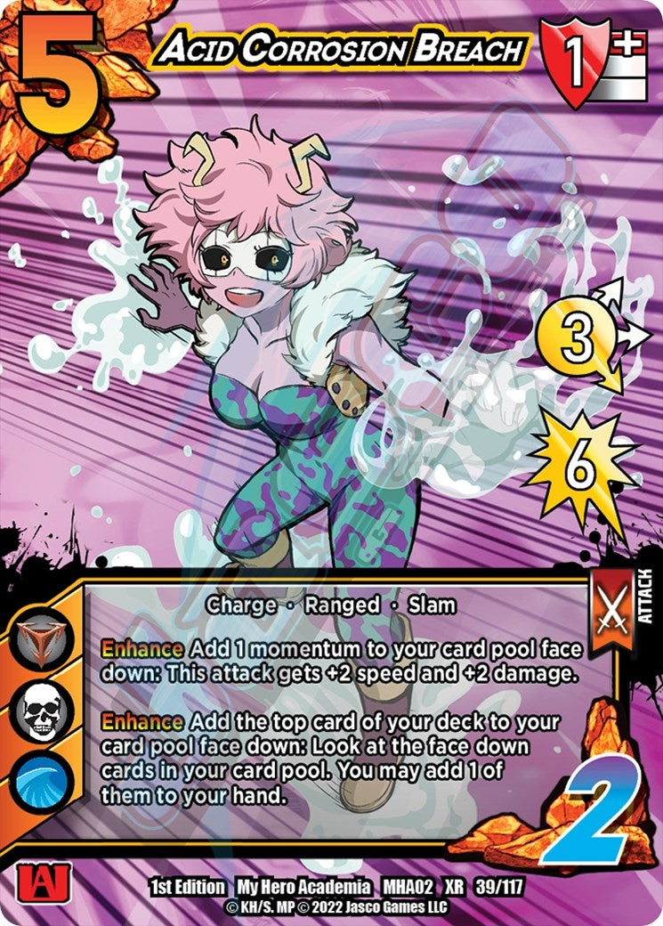 Image for Acid Corrosion Breach (XR) (UniVersus: My Hero Academia: Crimson Rampage) (39/117) - UniVersus