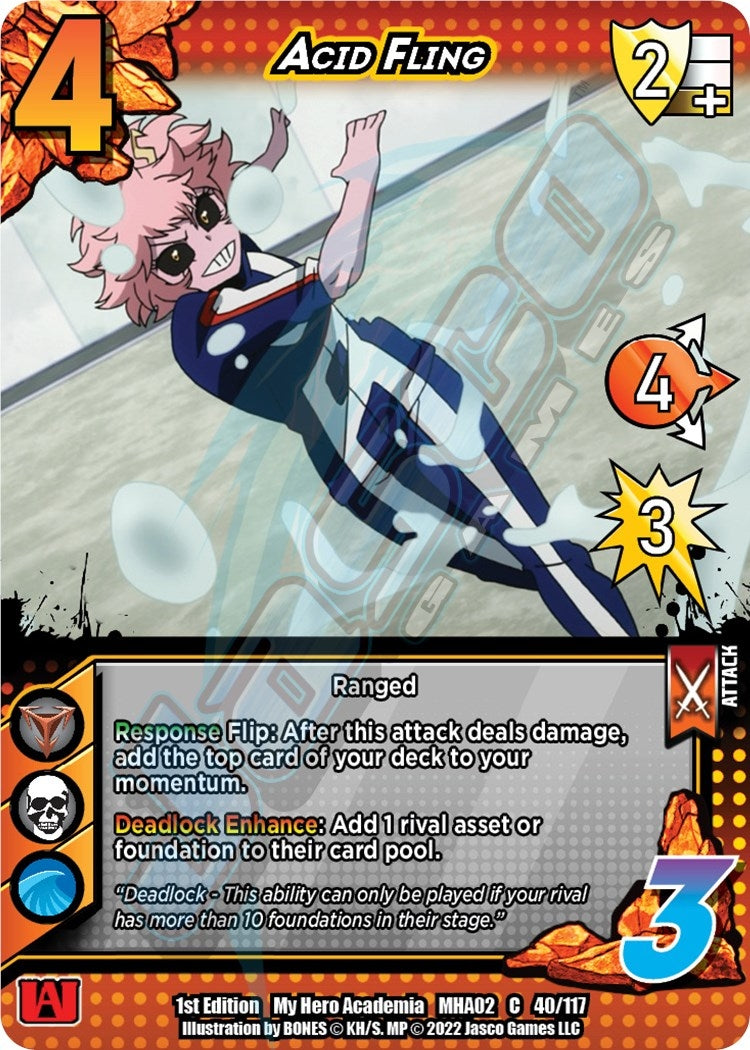 Image for Acid Fling (UniVersus: My Hero Academia: Crimson Rampage) (40/117) - UniVersus