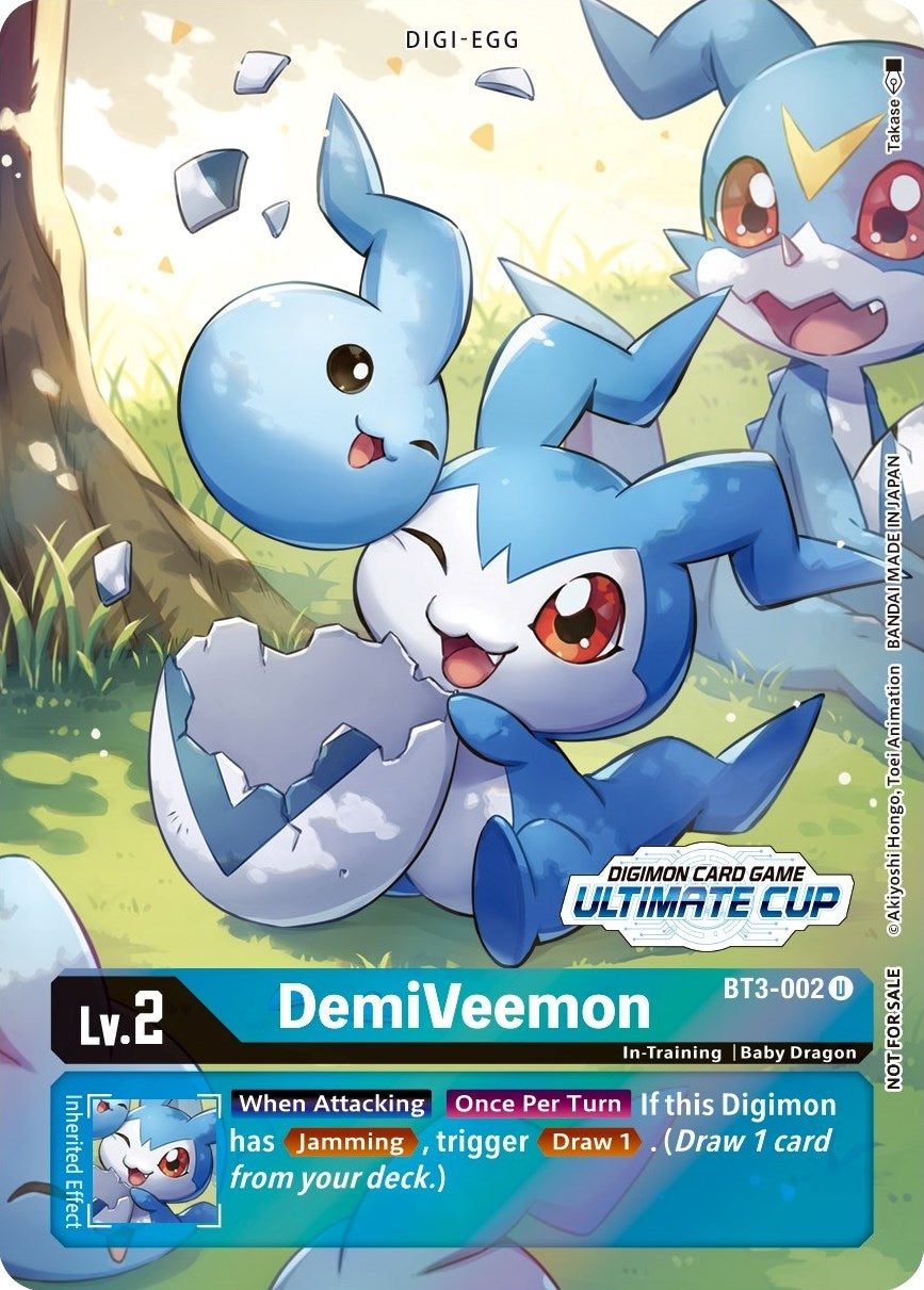 Image for DemiVeemon - BT3-002 (Ultimate Cup 2022) (BT01-03A) (BT3-002 U) - Digimon Card Game