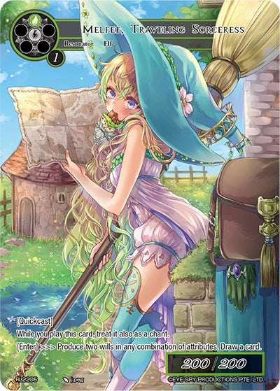 Image for Melfee, Traveling Sorceress (Promo Cards) (RL2205) - Force of Will