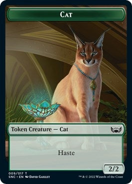 Image for Cat // Rogue Double-Sided Token (Streets of New Capenna) (9 // 7) - Magic: The Gathering