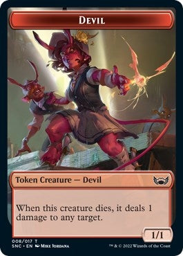 Image for Devil // Rogue Double-Sided Token (Streets of New Capenna) (8 // 7) - Magic: The Gathering