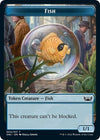 Image for Fish // Rhino Warrior Double-Sided Token (Streets of New Capenna) (4 // 11) - Magic: The Gathering