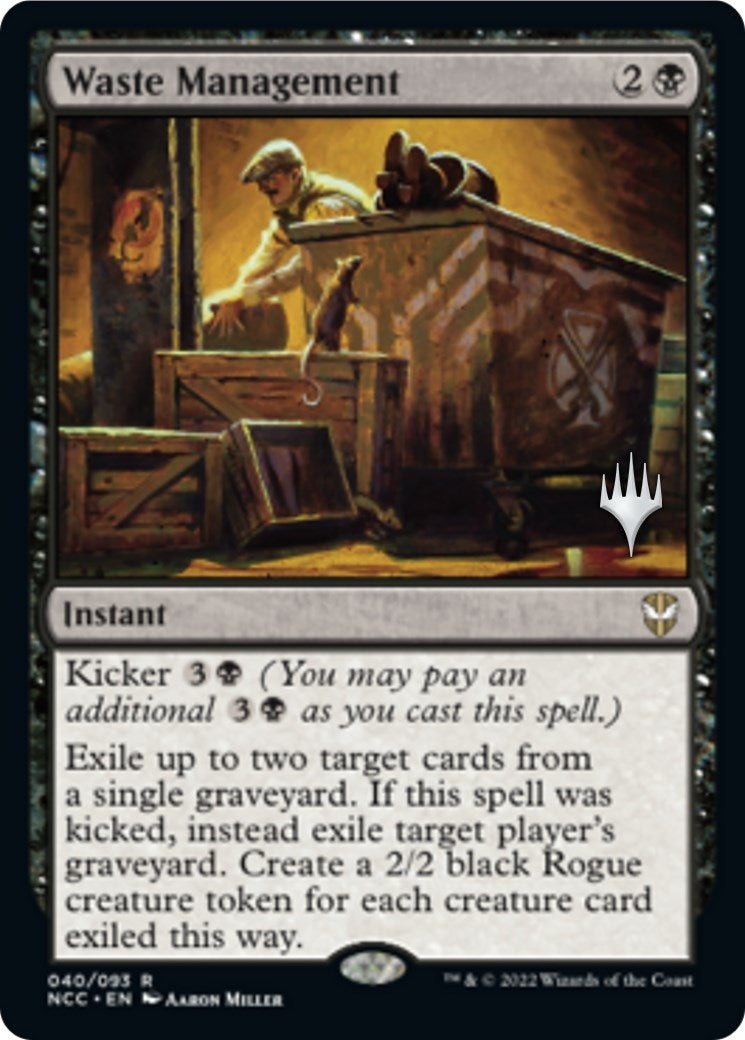 Image for Waste Management (Promo Pack: Streets of New Capenna) (40) - Magic: The Gathering