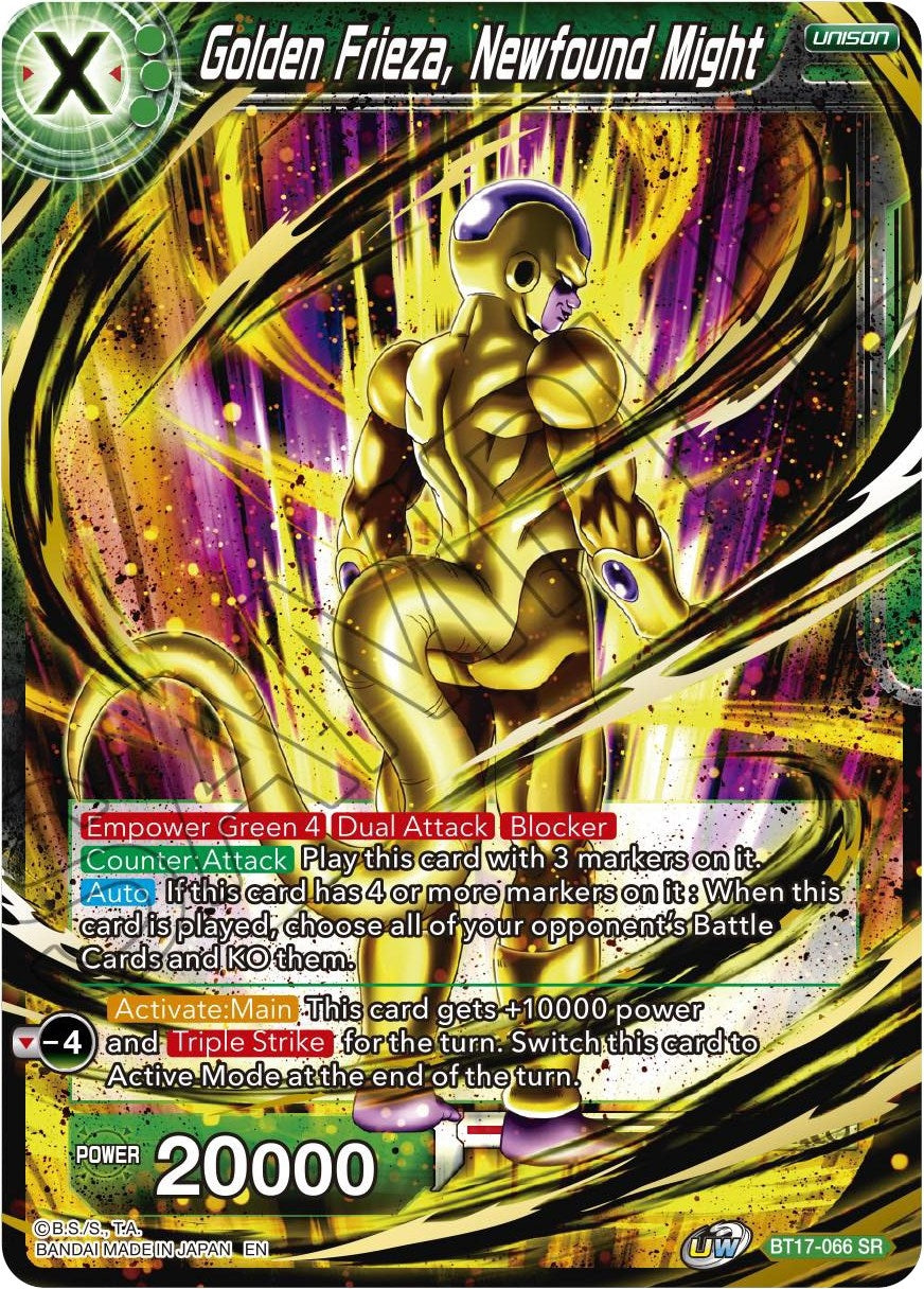 Image for Golden Frieza, Newfound Might (DBS-B17) (17066)