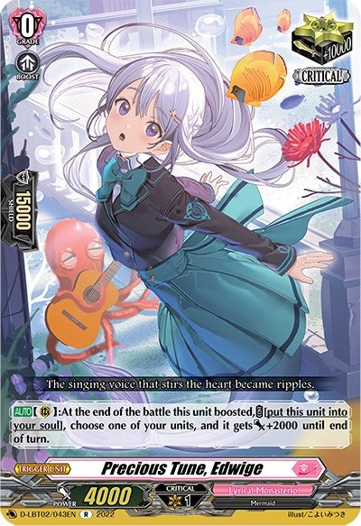 Image for Precious Tune, Edwige (D-LBT02: Lyrical Monasterio ~It's a New School Term!~) (D-LBT02/043EN) - Cardfight Vanguard