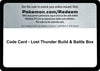 Image for Code Card - Lost Thunder Build & Battle Box - Pokemon