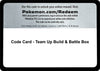 Image for Code Card - Team Up Build & Battle Box - Pokemon