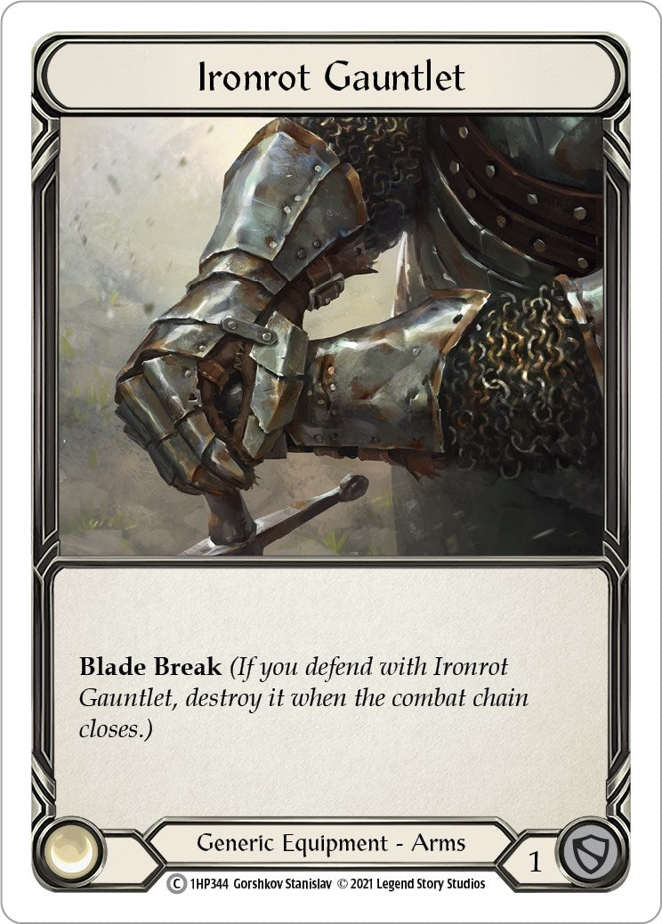 Image for Ironrot Gauntlet (History Pack Vol.1) (1HP344) - Flesh and Blood TCG