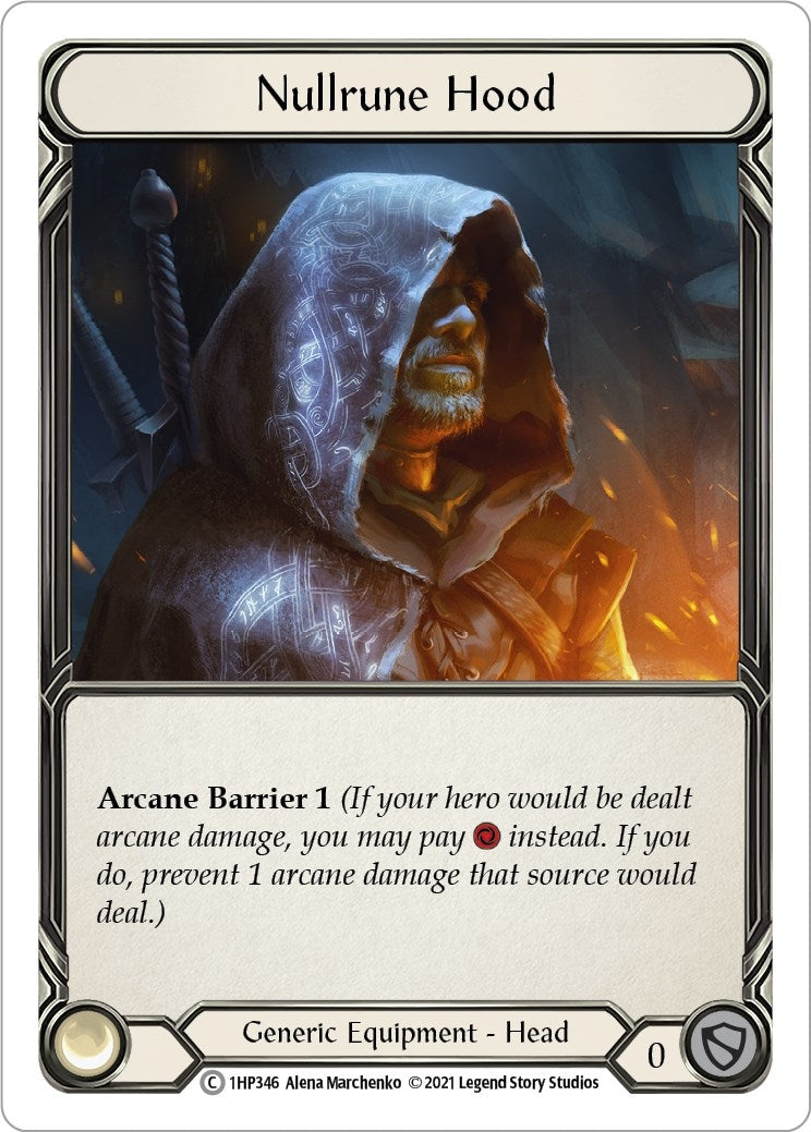 Image for Nullrune Hood (History Pack Vol.1) (1HP346) - Flesh and Blood TCG