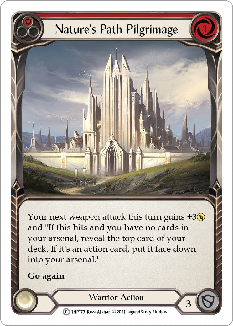 Image for Nature's Path Pilgrimage (Red) (History Pack Vol.1) (1HP177) - Flesh and Blood TCG