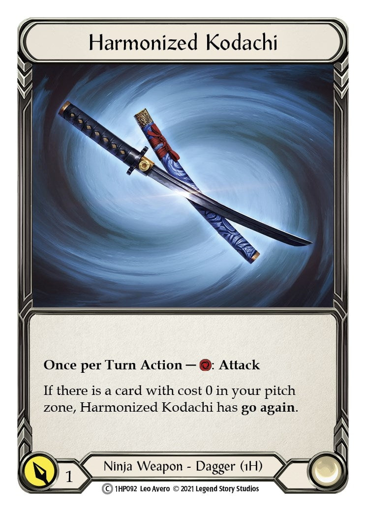 Image for Harmonized Kodachi (1HP092) (History Pack Vol.1) (1HP092) - Flesh and Blood TCG