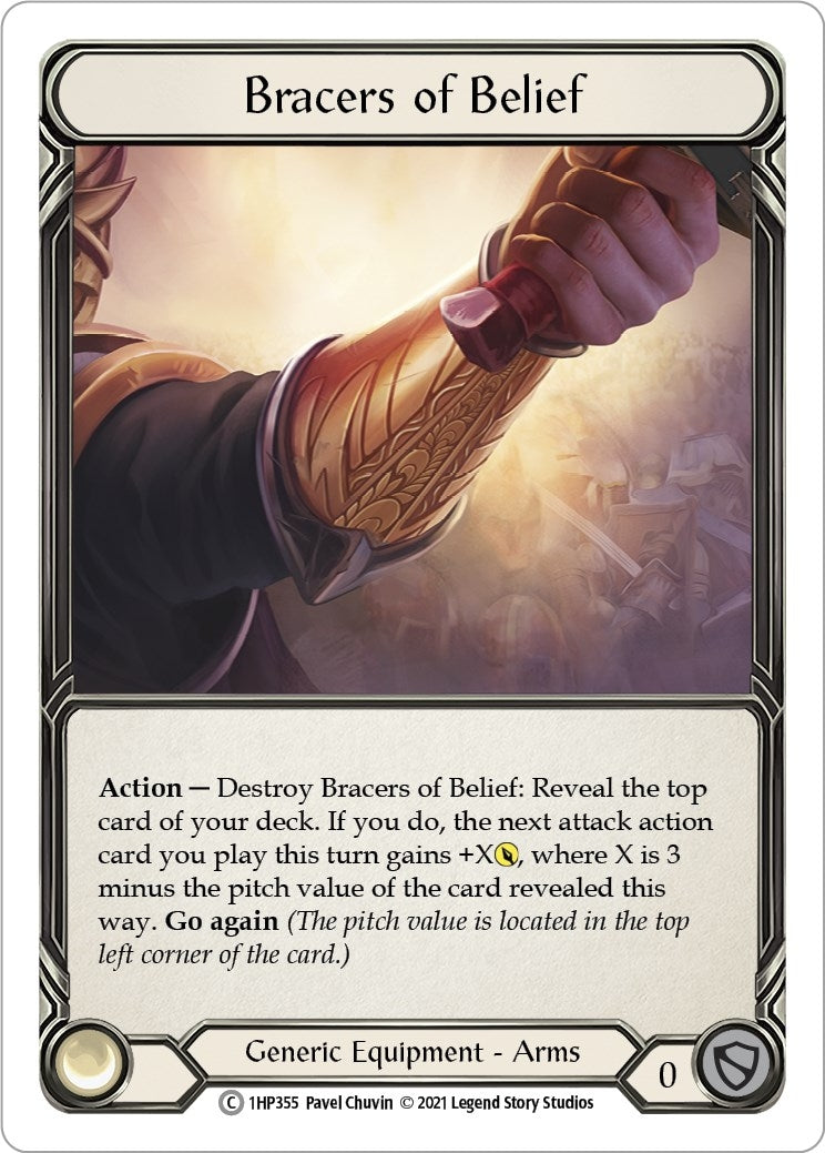 Image for Bracers of Belief (History Pack Vol.1) (1HP355) - Flesh and Blood TCG