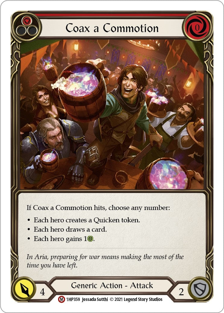 Image for Coax a Commotion (History Pack Vol.1) (1HP359) - Flesh and Blood TCG