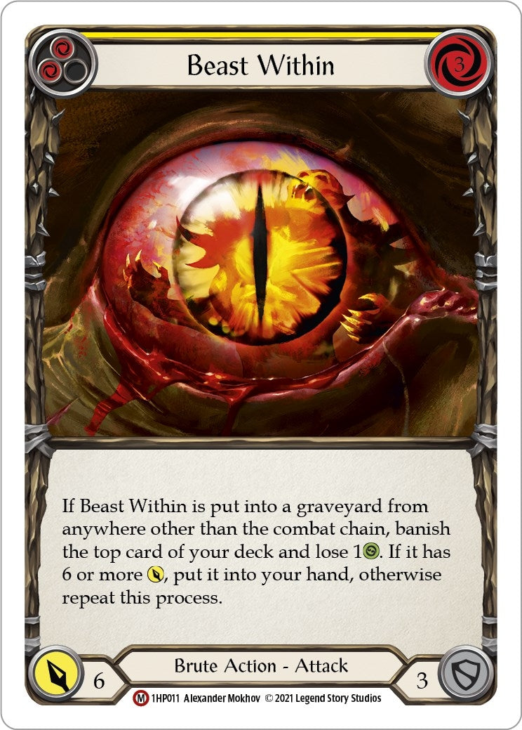 Image for Beast Within (History Pack Vol.1) (1HP011) - Flesh and Blood TCG