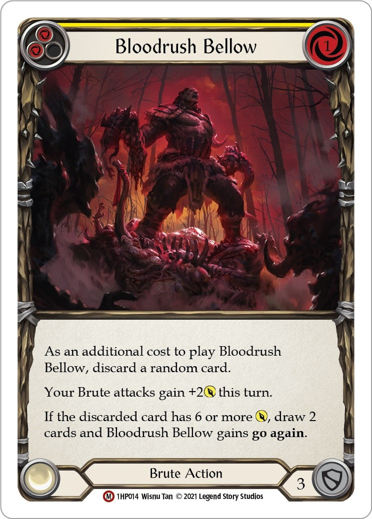 Image for Bloodrush Bellow (History Pack Vol.1) (1HP014) - Flesh and Blood TCG