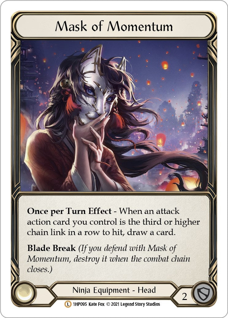 Image for Mask of Momentum (History Pack Vol.1) (1HP095) - Flesh and Blood TCG