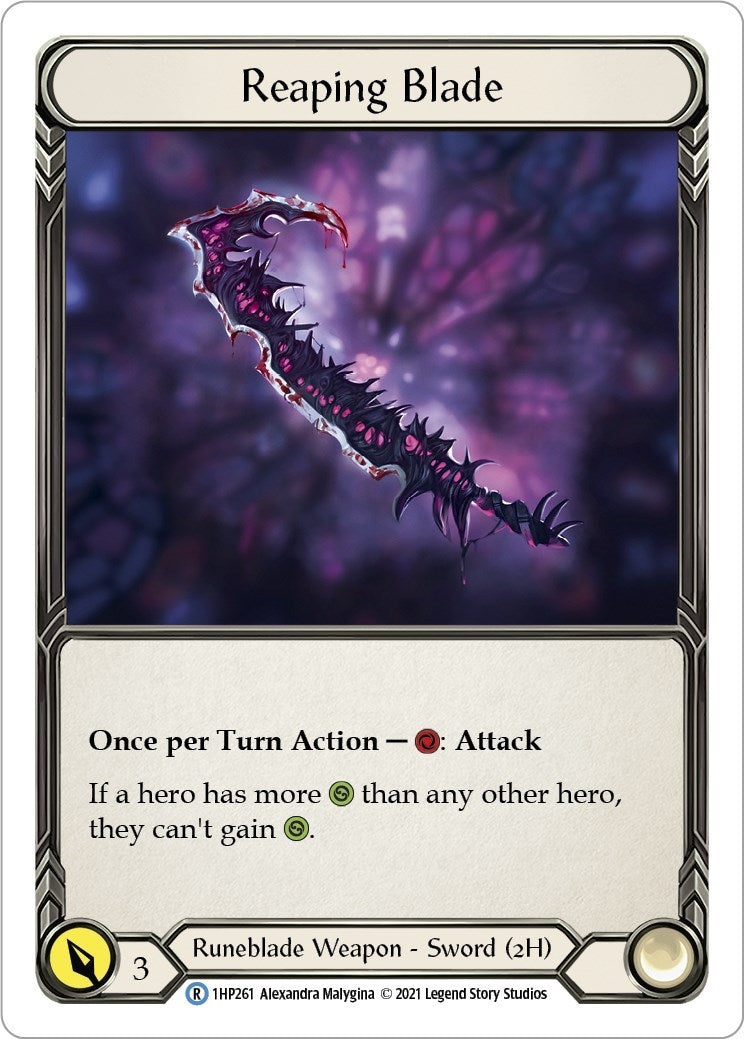 Image for Reaping Blade (History Pack Vol.1) (1HP261) - Flesh and Blood TCG