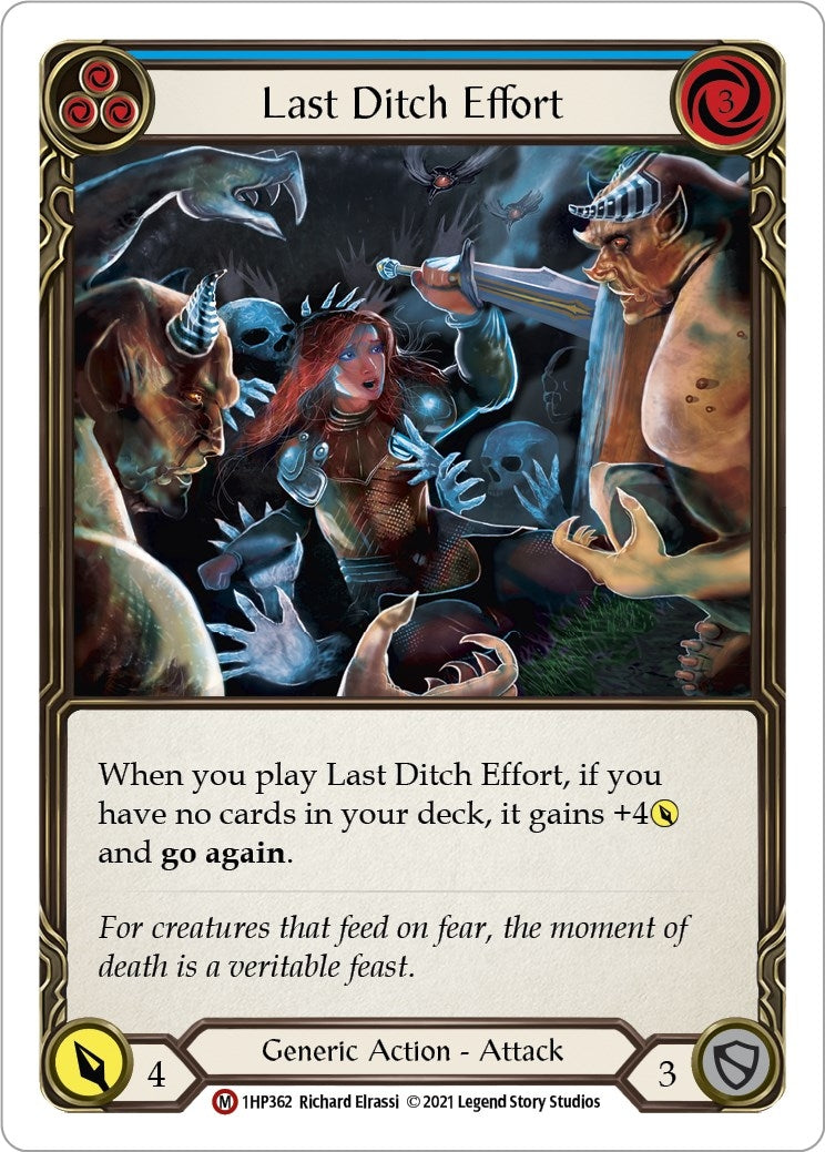 Image for Last Ditch Effort (History Pack Vol.1) (1HP362) - Flesh and Blood TCG