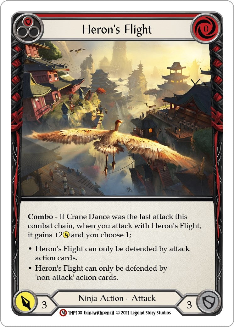 Image for Heron's Flight (History Pack Vol.1) (1HP100) - Flesh and Blood TCG