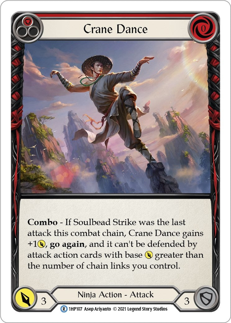 Image for Crane Dance (Red) (History Pack Vol.1) (1HP107) - Flesh and Blood TCG