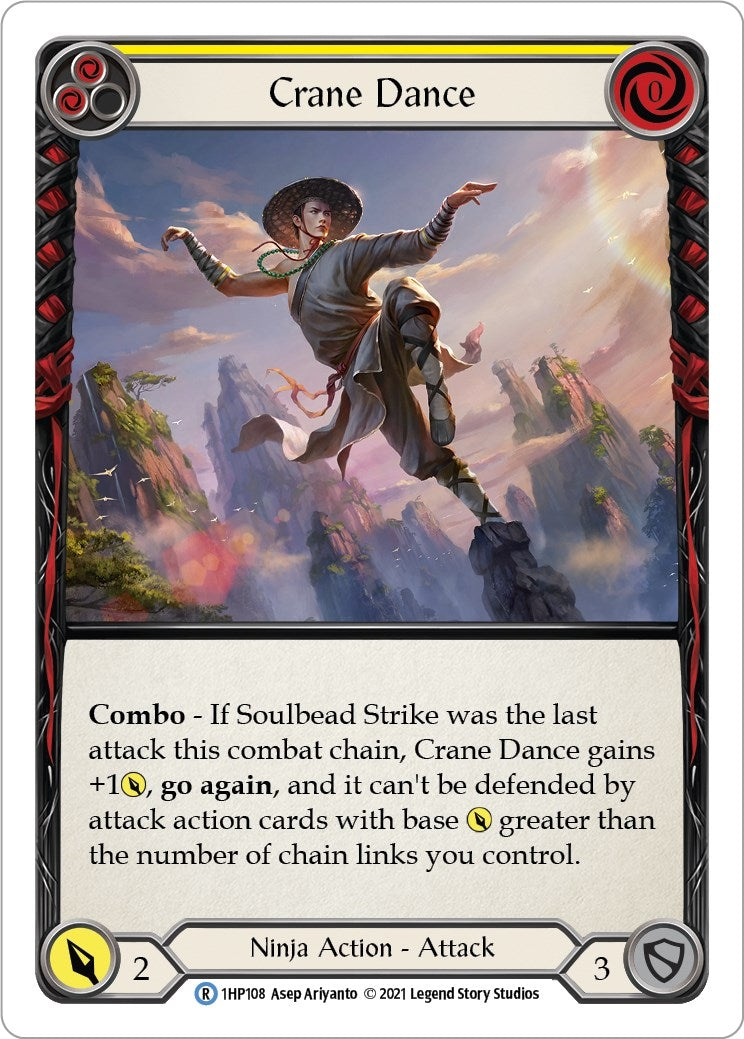 Image for Crane Dance (Yellow) (History Pack Vol.1) (1HP108) - Flesh and Blood TCG