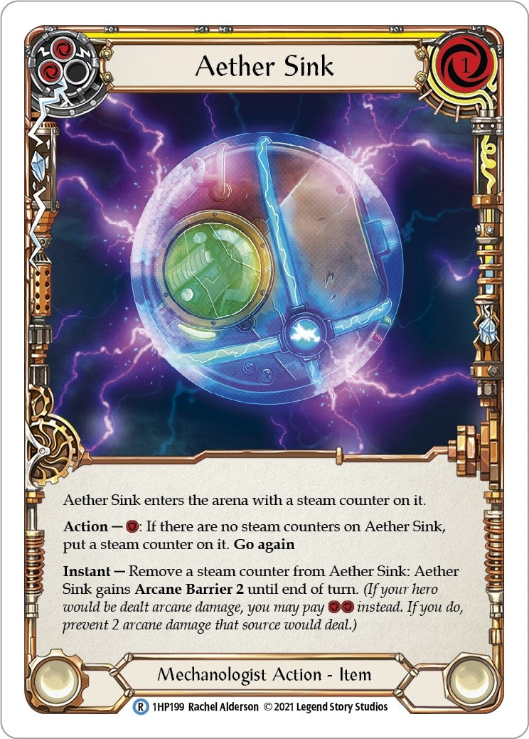 Image for Aether Sink (History Pack Vol.1) (1HP199) - Flesh and Blood TCG
