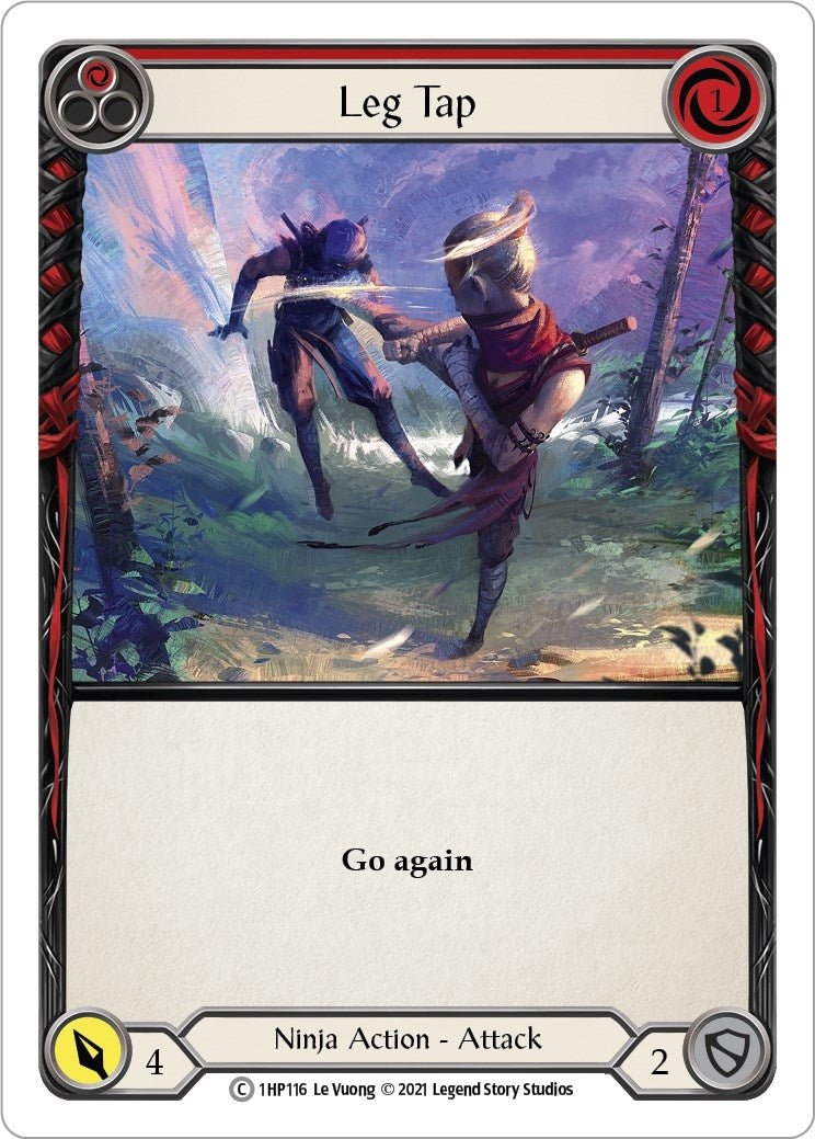 Image for Leg Tap (Red) (History Pack Vol.1) (1HP116) - Flesh and Blood TCG