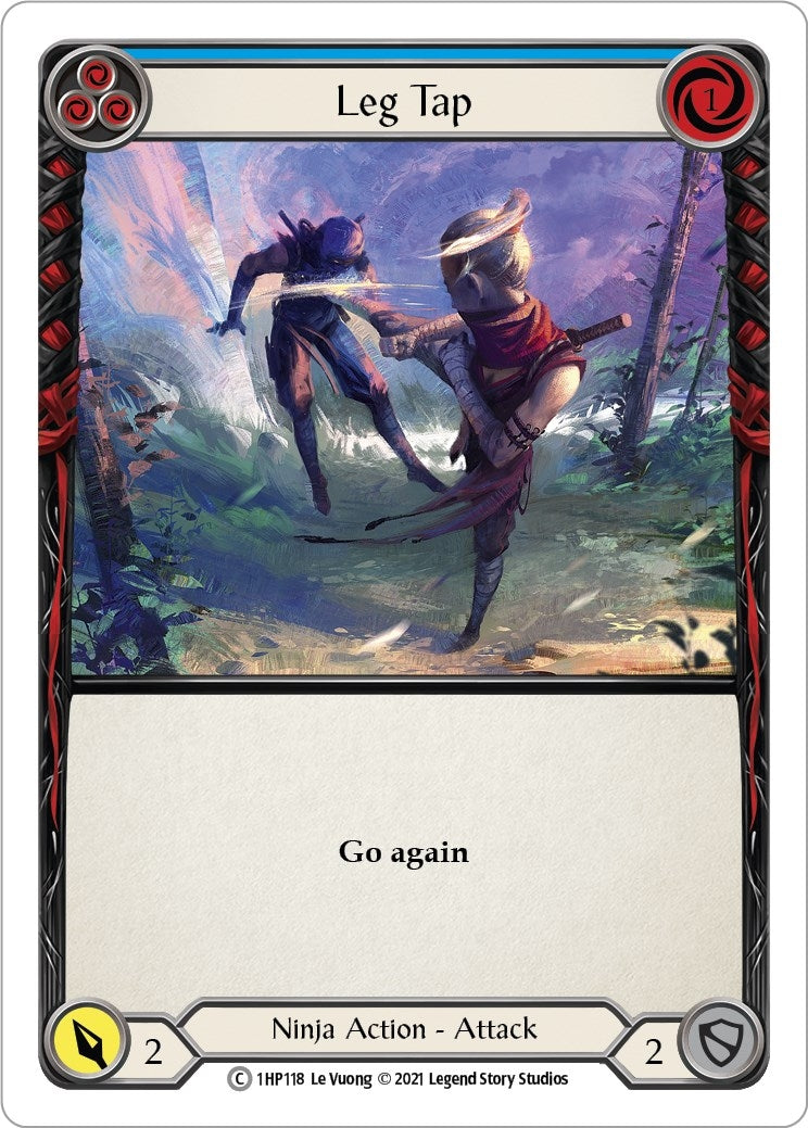 Image for Leg Tap (Blue) (History Pack Vol.1) (1HP118) - Flesh and Blood TCG