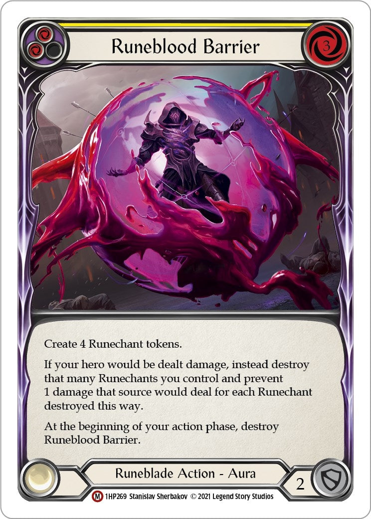 Image for Runeblood Barrier (History Pack Vol.1) (1HP269) - Flesh and Blood TCG