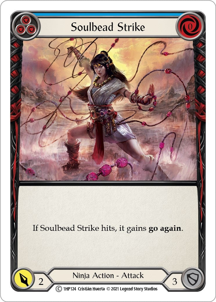 Image for Soulbead Strike (Blue) (History Pack Vol.1) (1HP124) - Flesh and Blood TCG