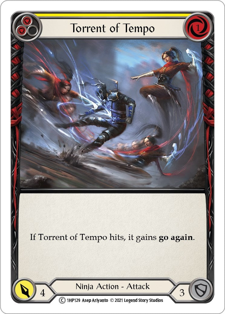 Image for Torrent of Tempo (Yellow) (History Pack Vol.1) (1HP129) - Flesh and Blood TCG