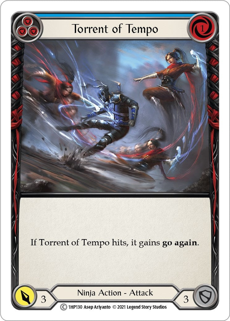 Image for Torrent of Tempo (Blue) (History Pack Vol.1) (1HP130) - Flesh and Blood TCG