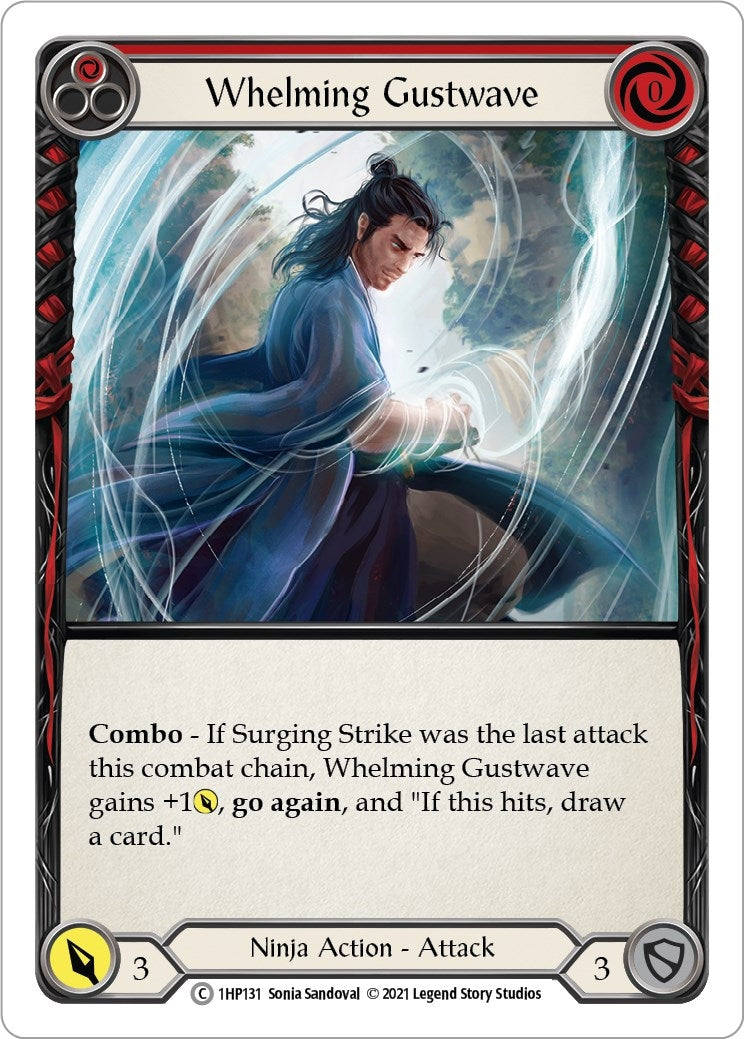 Image for Whelming Gustwave (Red) (History Pack Vol.1) (1HP131) - Flesh and Blood TCG