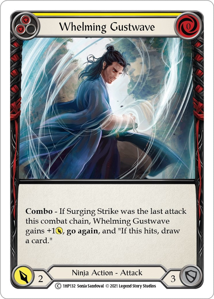 Image for Whelming Gustwave (Yellow) (History Pack Vol.1) (1HP132) - Flesh and Blood TCG