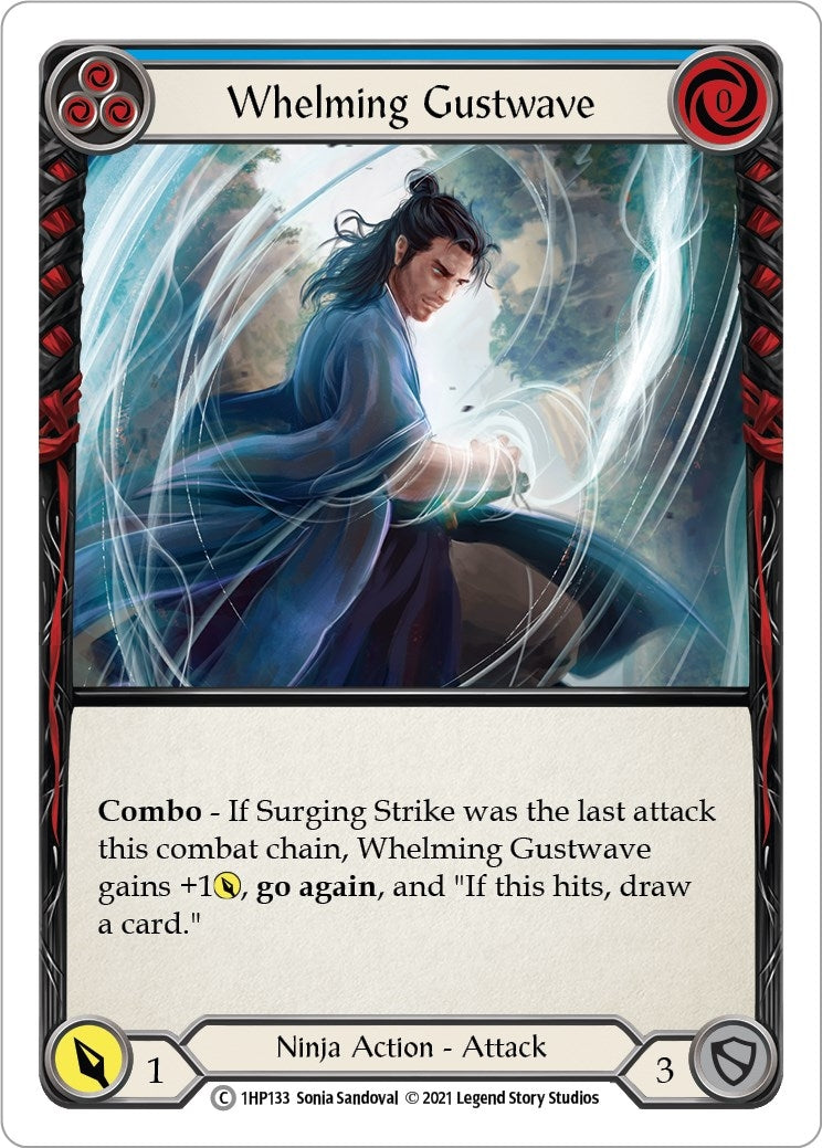 Image for Whelming Gustwave (Blue) (History Pack Vol.1) (1HP133) - Flesh and Blood TCG