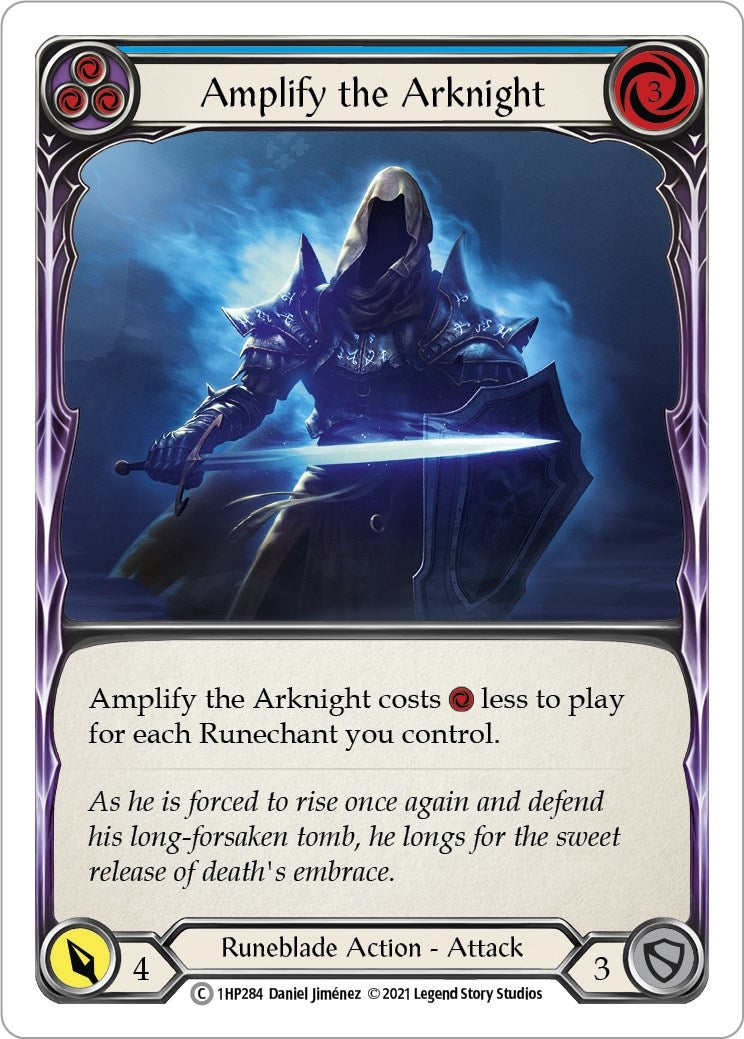 Image for Amplify the Arknight (Blue) (History Pack Vol.1) (1HP284) - Flesh and Blood TCG